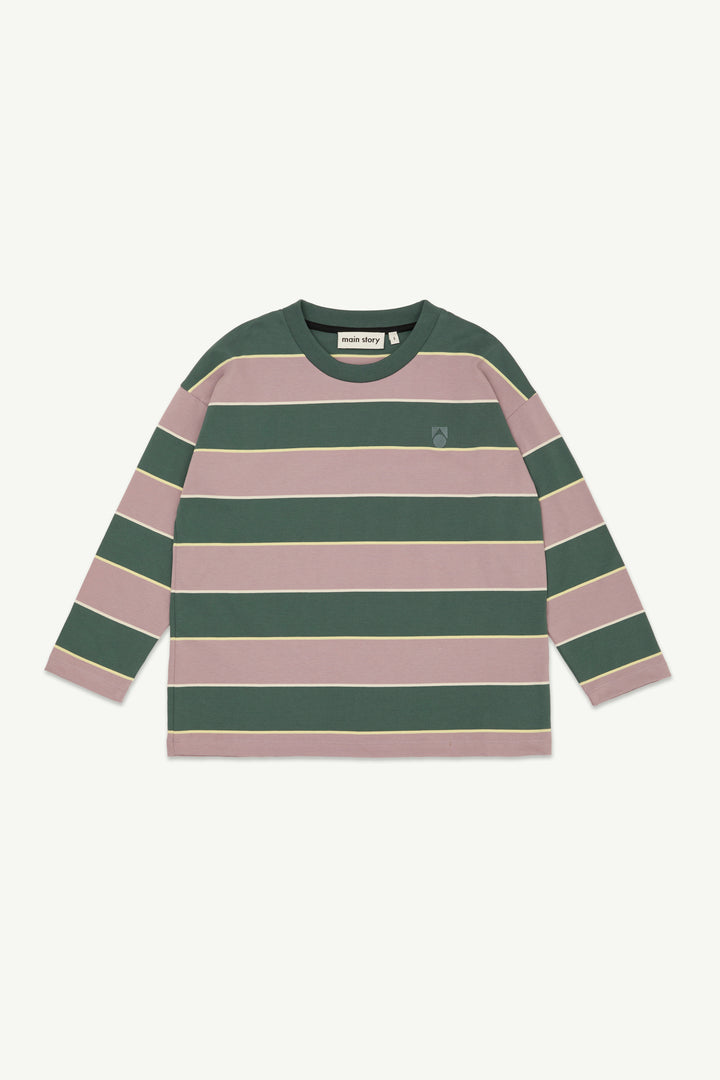 LS Tee - Elderberry Stripe