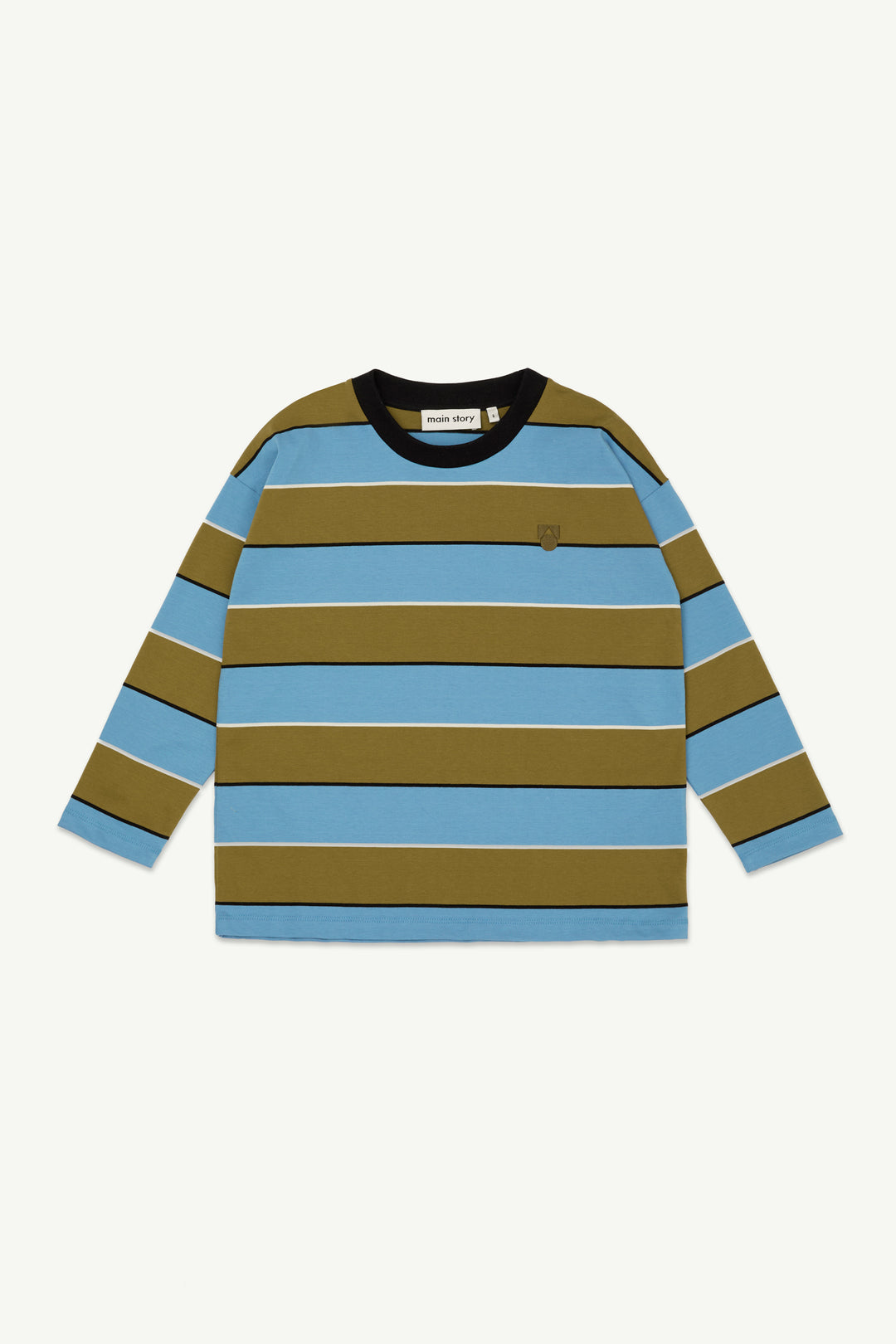 LS Tee - Tapenade Stripe