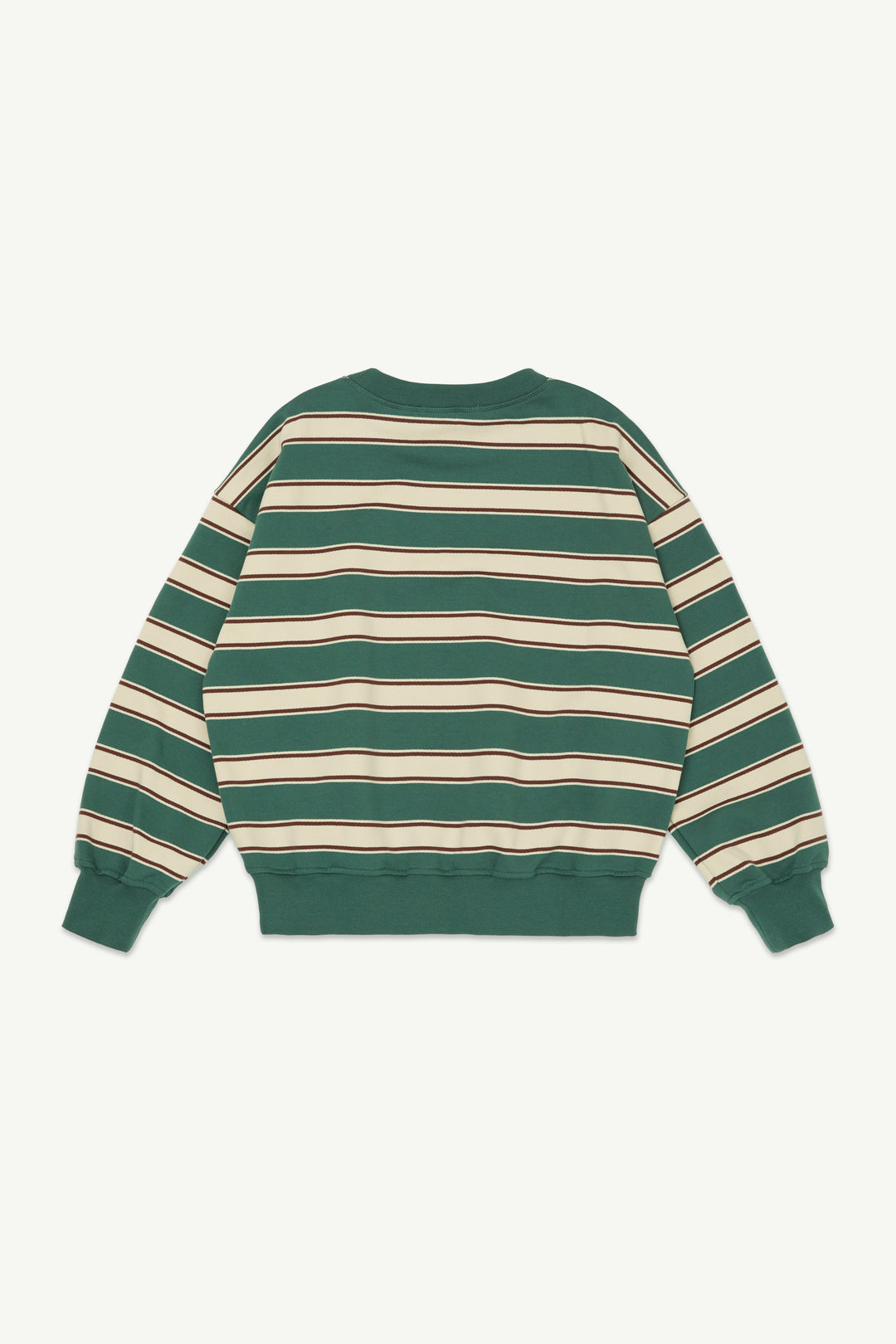 Bubble Sweatshirt - Balsam Green Stripe