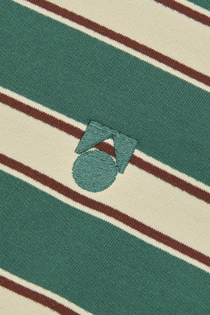 Bubble Sweatshirt - Balsam Green Stripe
