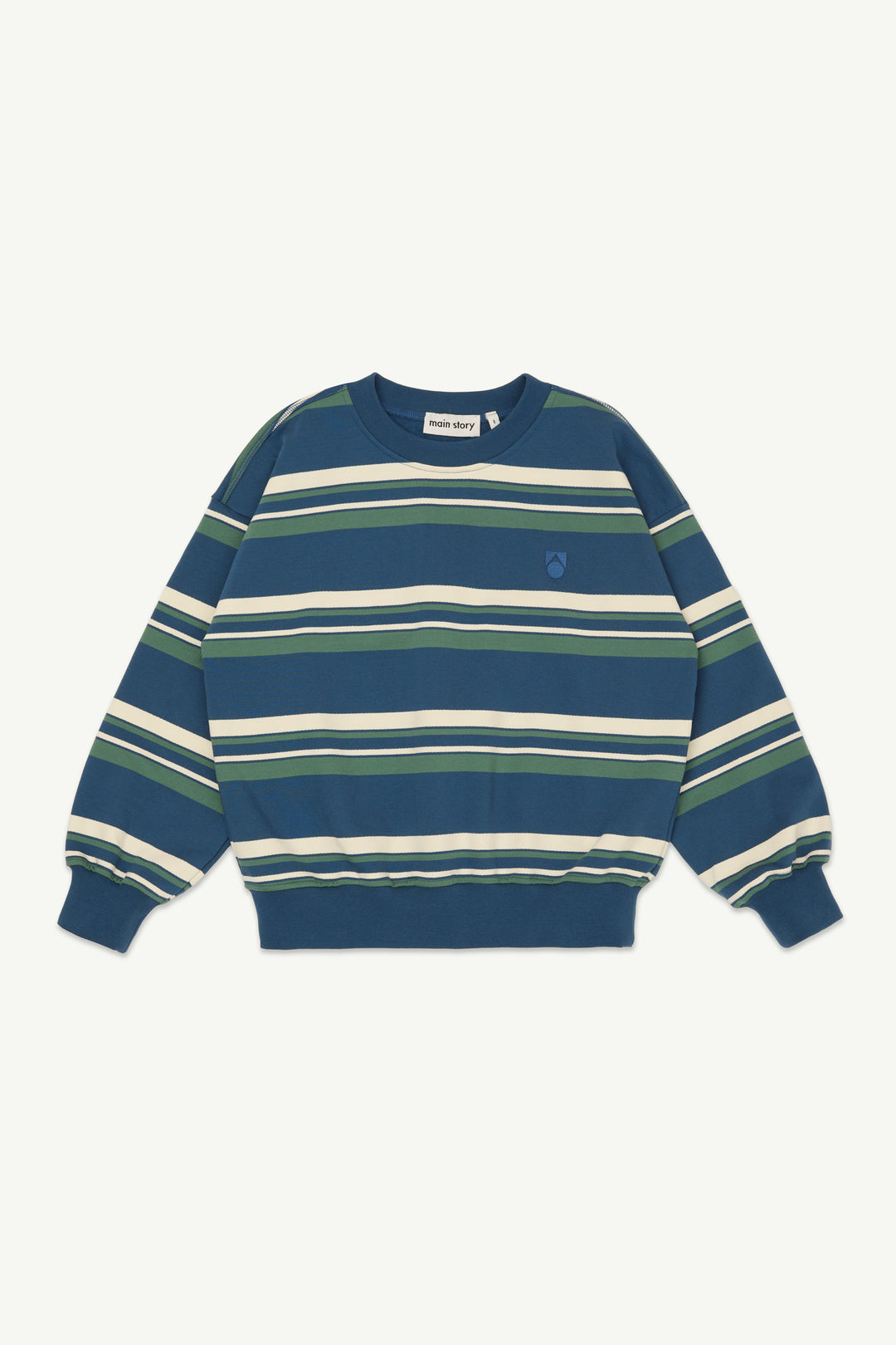 Bubble Sweatshirt - Vintage Indigo Stripe