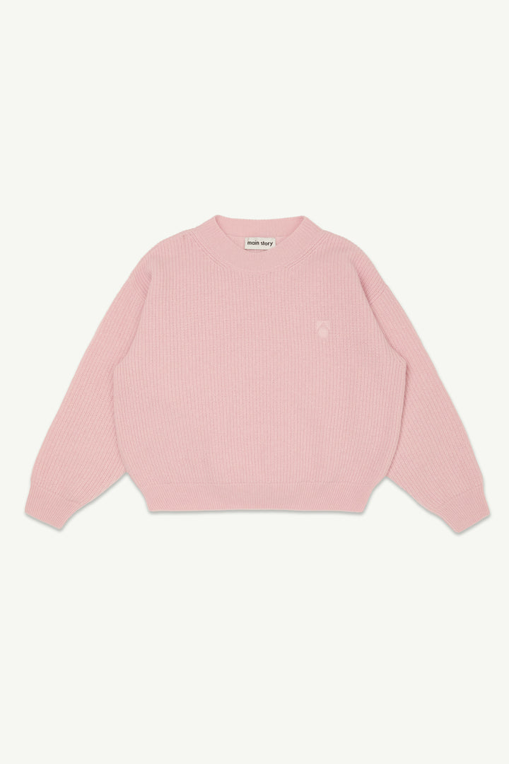 Rib Sweater - Pale Pink