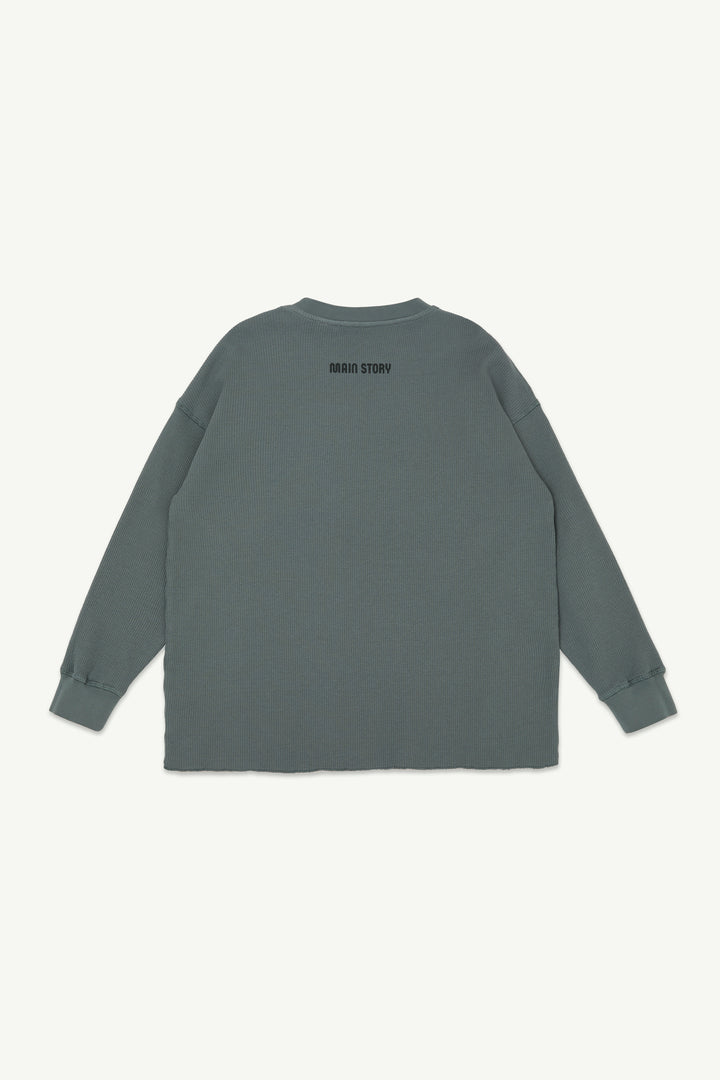 Waffle Tee - Pewter