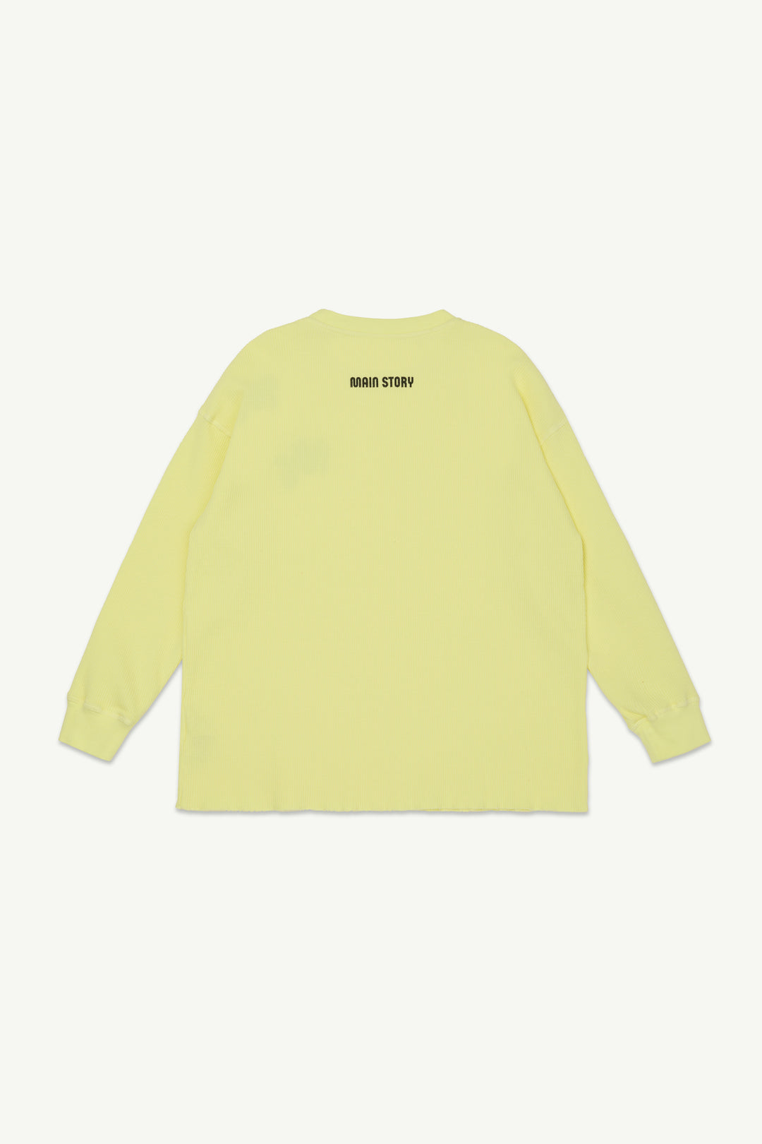 Waffle Tee - Soft Yellow