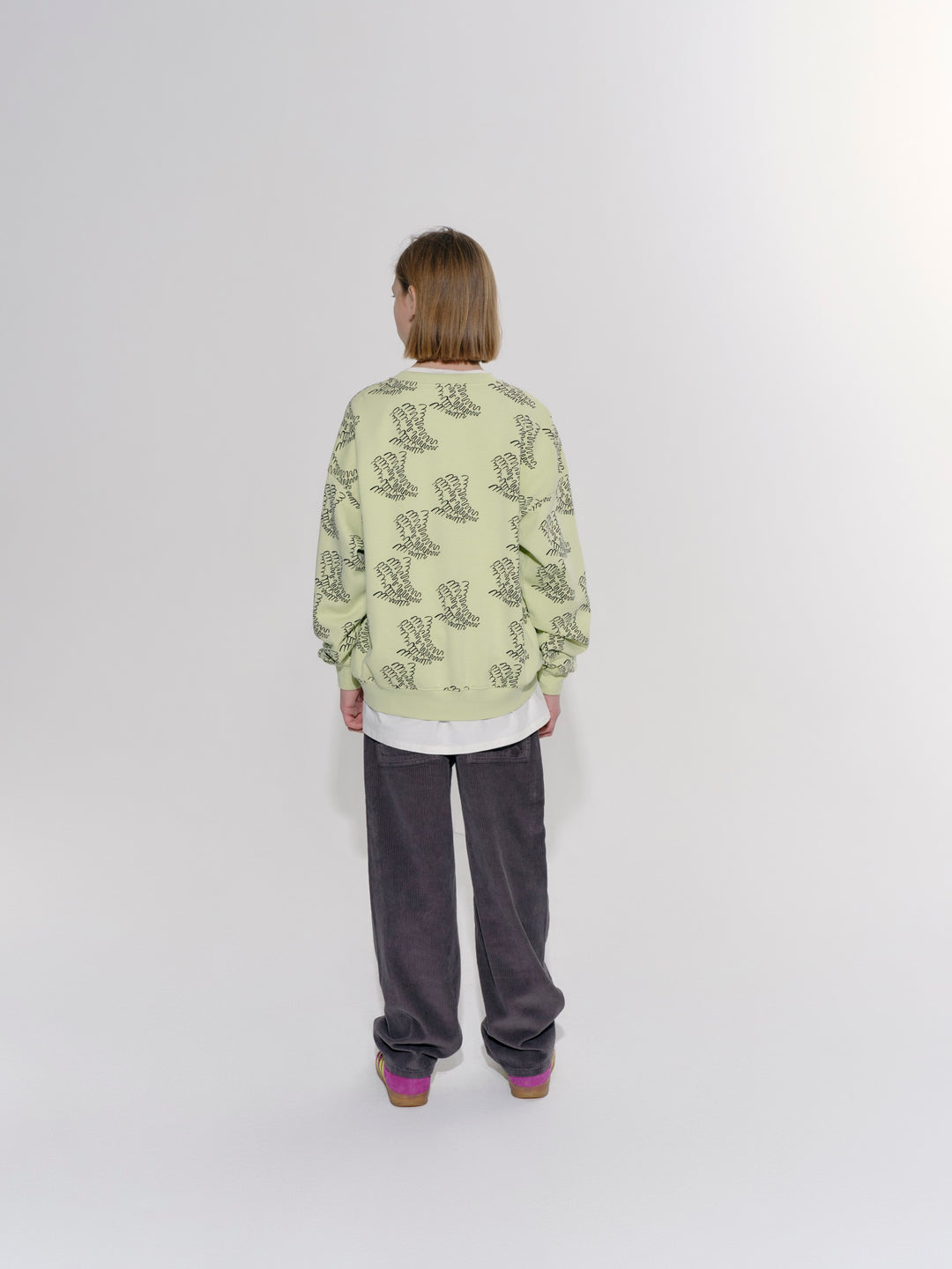 Bubble Sweatshirt Lily Green