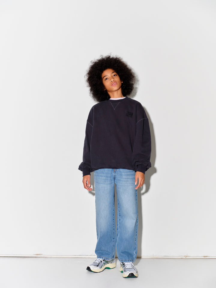 Loose Jean - Semi Fadeout Blue