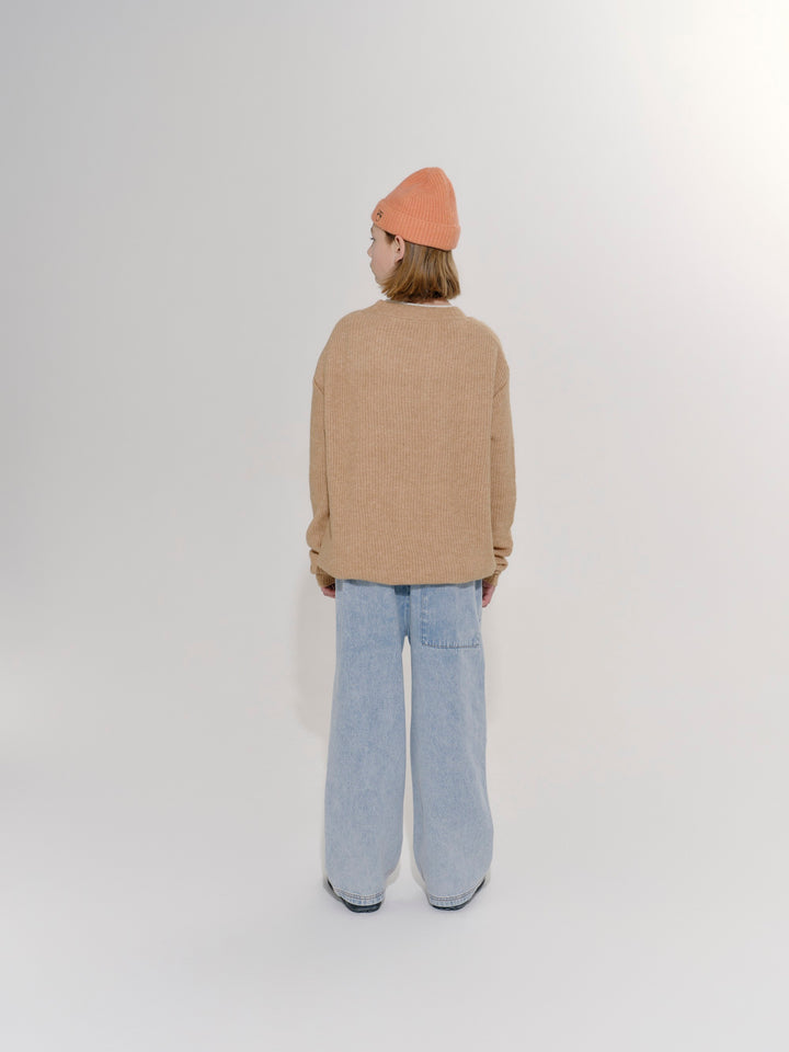 Rib Sweater Camel