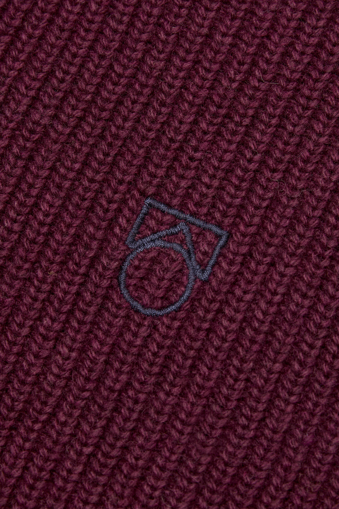 Knitted Vest - Burgundy