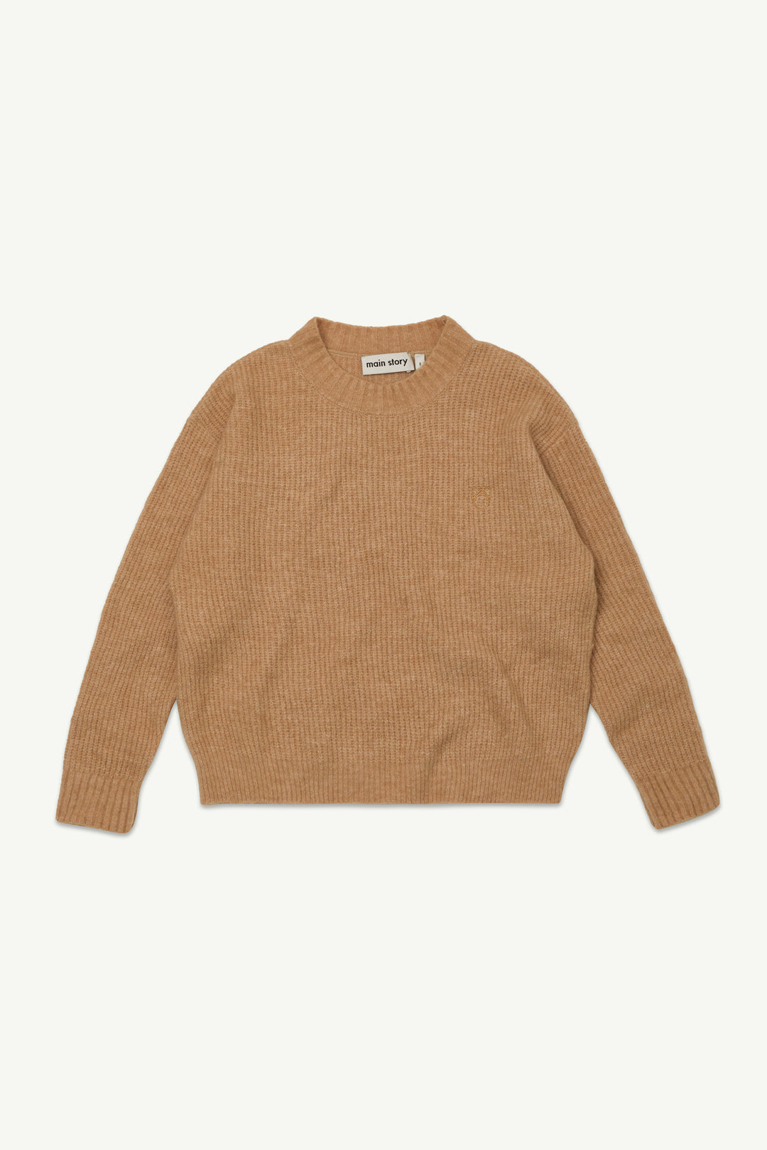Rib Sweater Camel