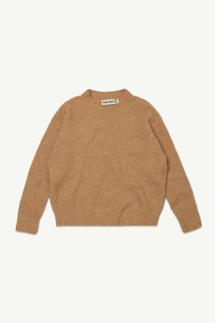 Rib Sweater Camel
