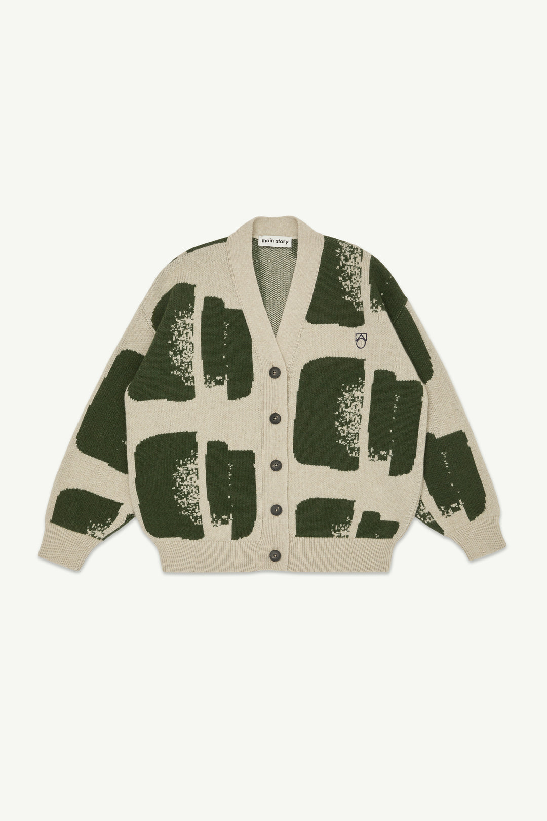 Cardigan - Oat & Olive