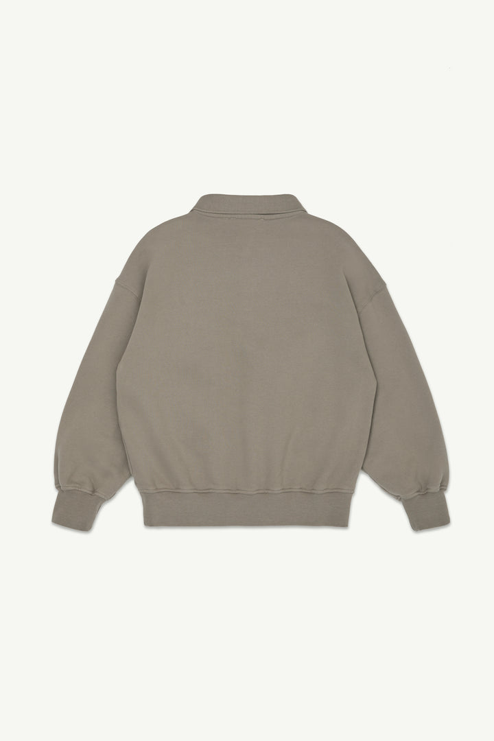 Polo Sweatshirt - Driftwood
