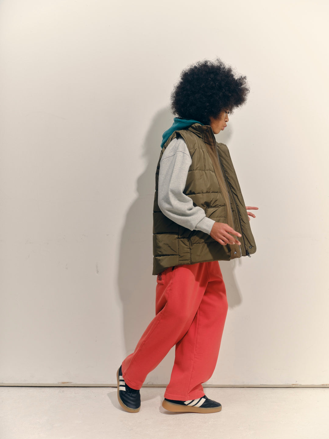 Hooded Sweatshirt - Light Grey Melange