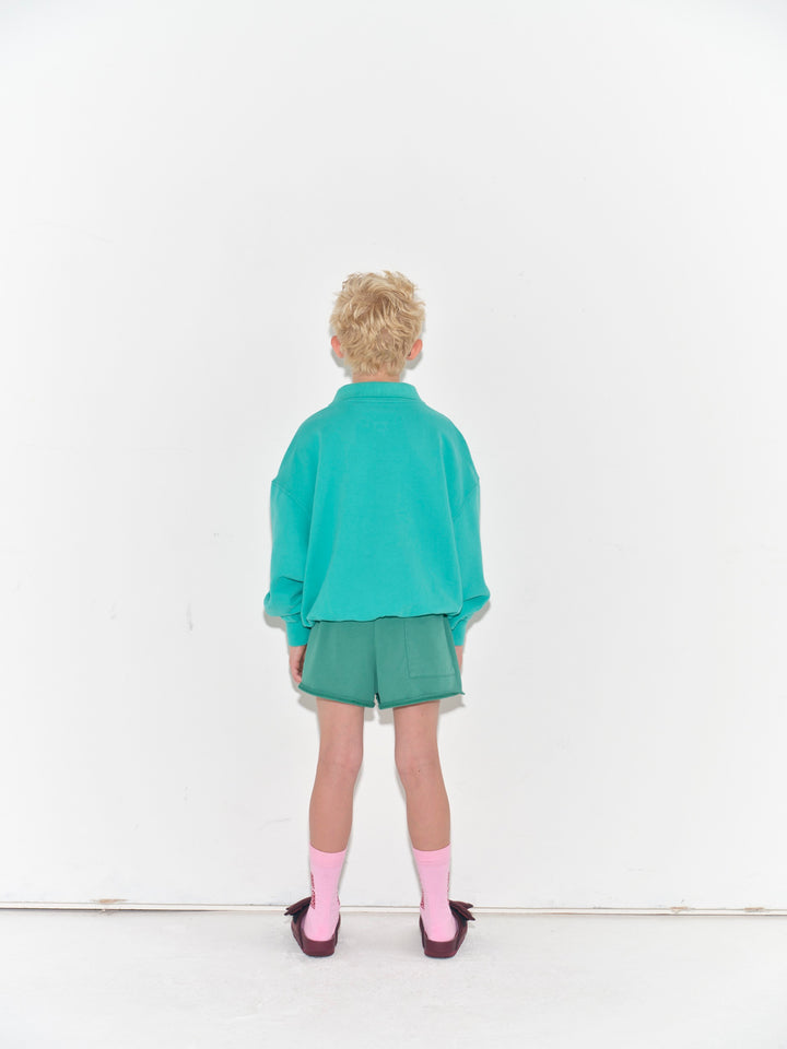 Polo Sweatshirt - Jelly Bean