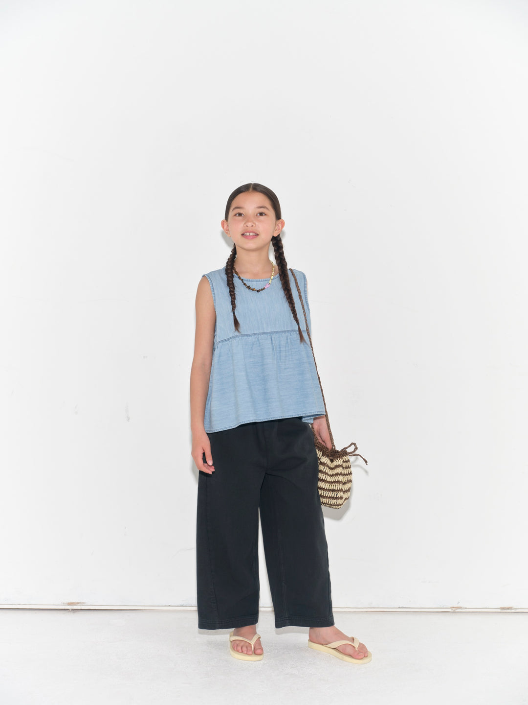 Frill Top - Extra Bleach Wash
