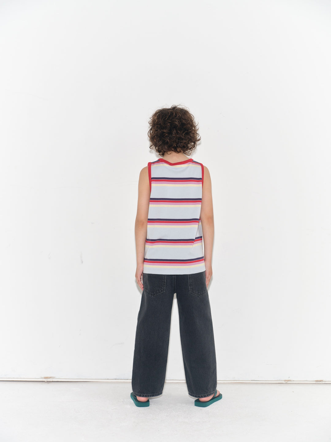 Vest - Pearl Blue Stripe