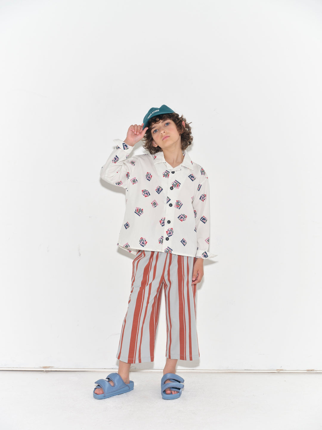 Lounge Pant - Pearl Blue Stripe