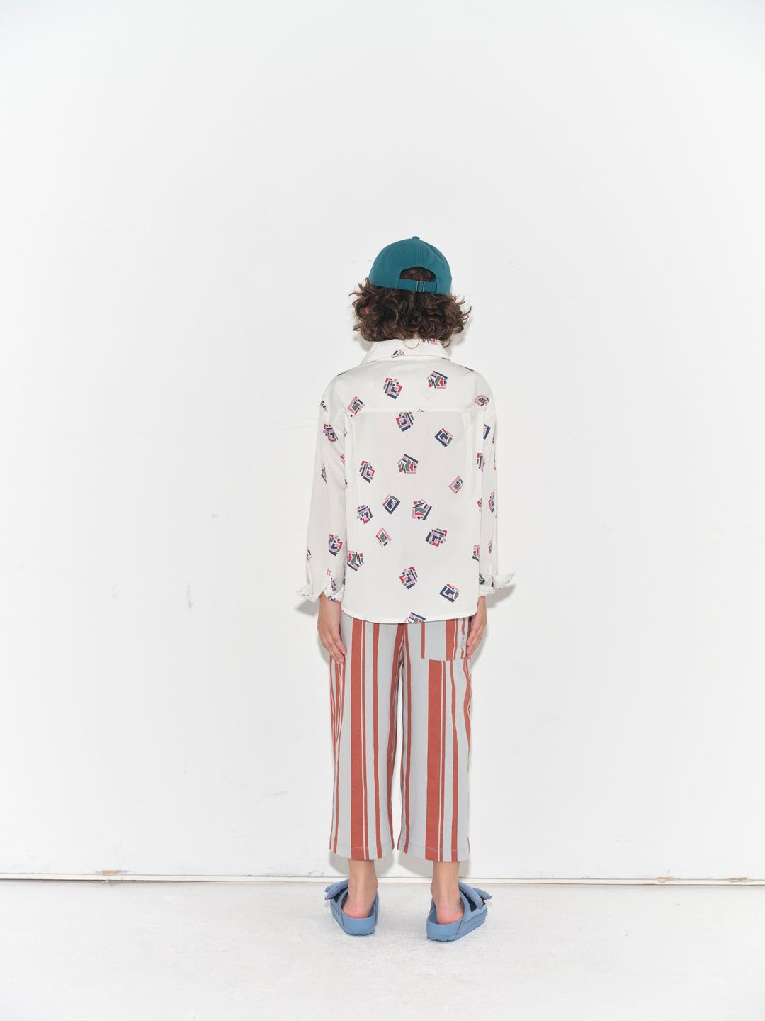 Lounge Pant - Pearl Blue Stripe