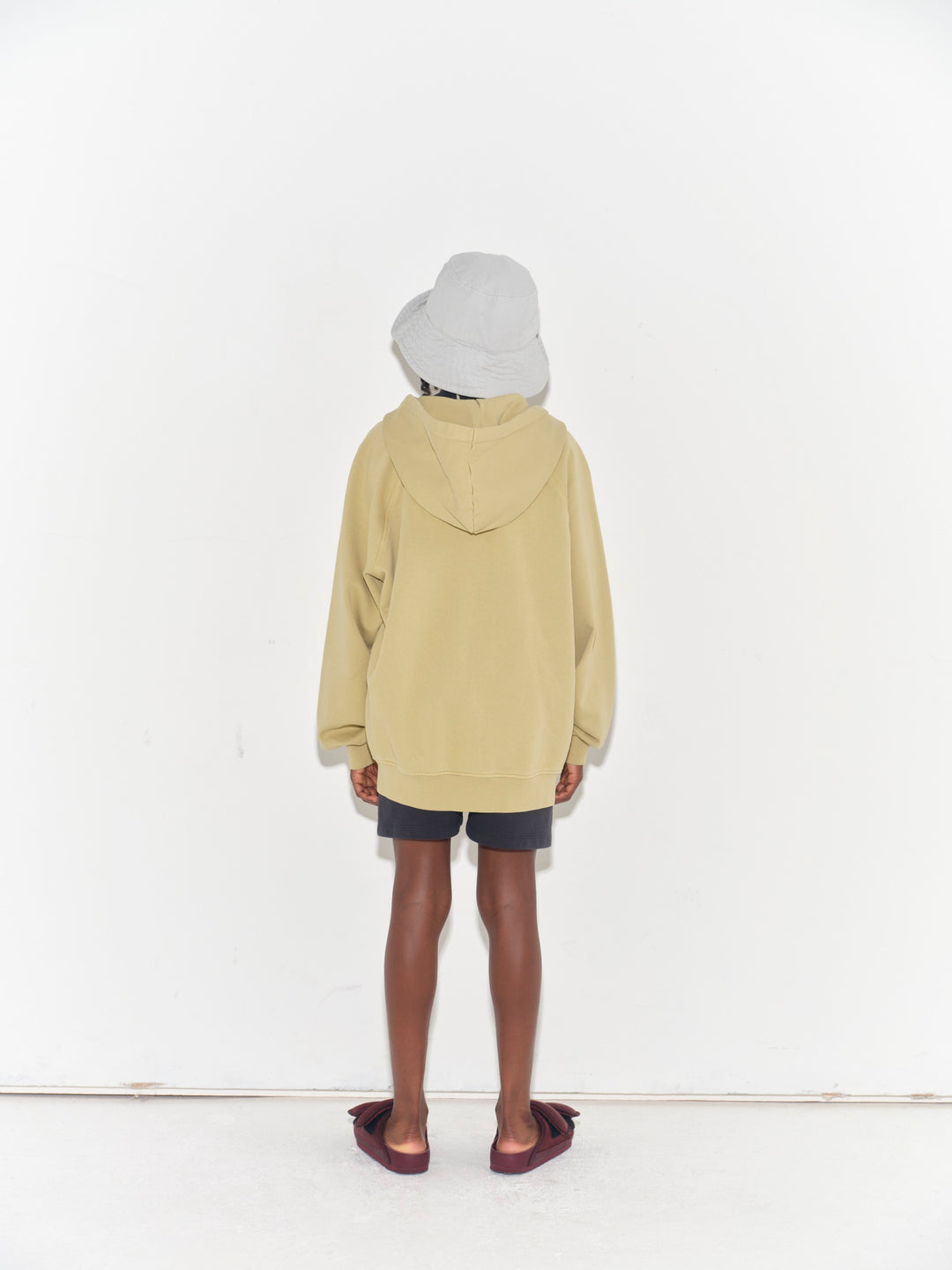 Zipped Hoodie - Silver Fern