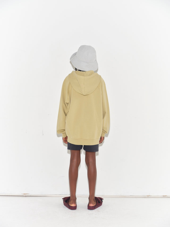 Zipped Hoodie - Silver Fern