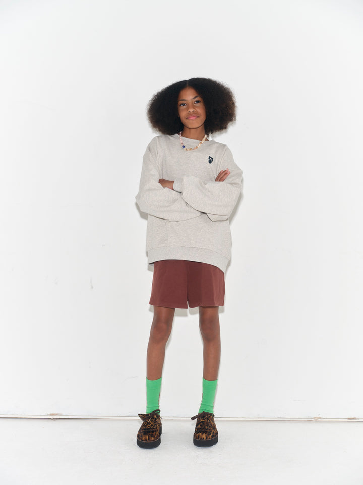 Bubble Sweatshirt - Ecru Melange