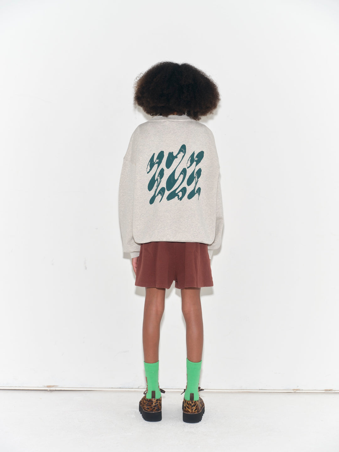 Bubble Sweatshirt - Ecru Melange