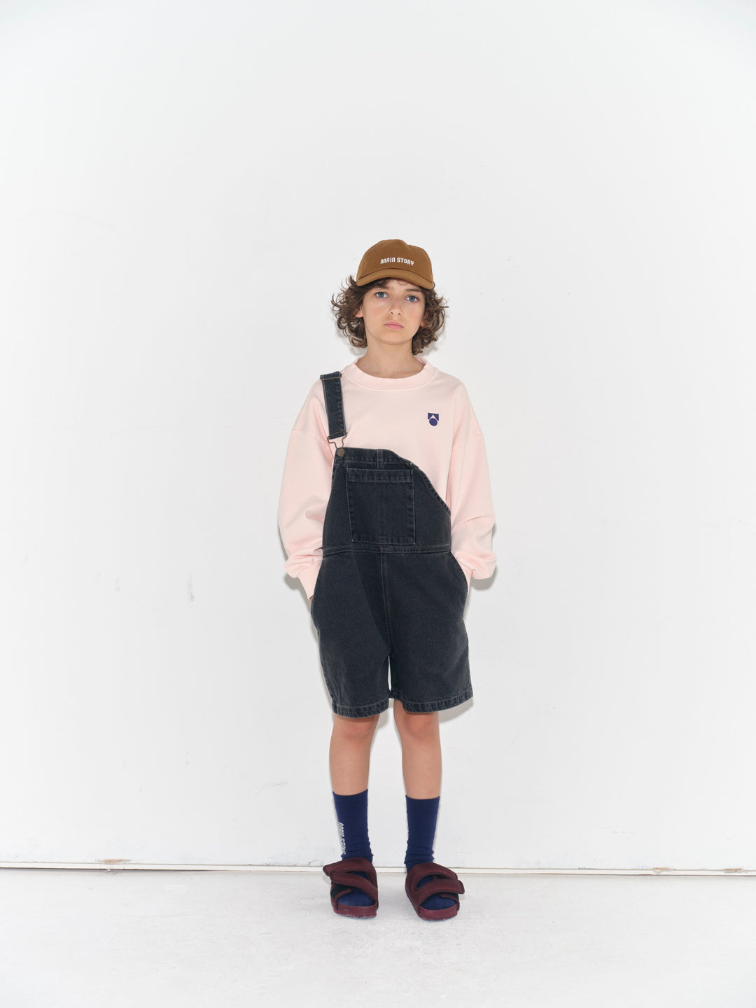 Short Dungaree - Faded Black