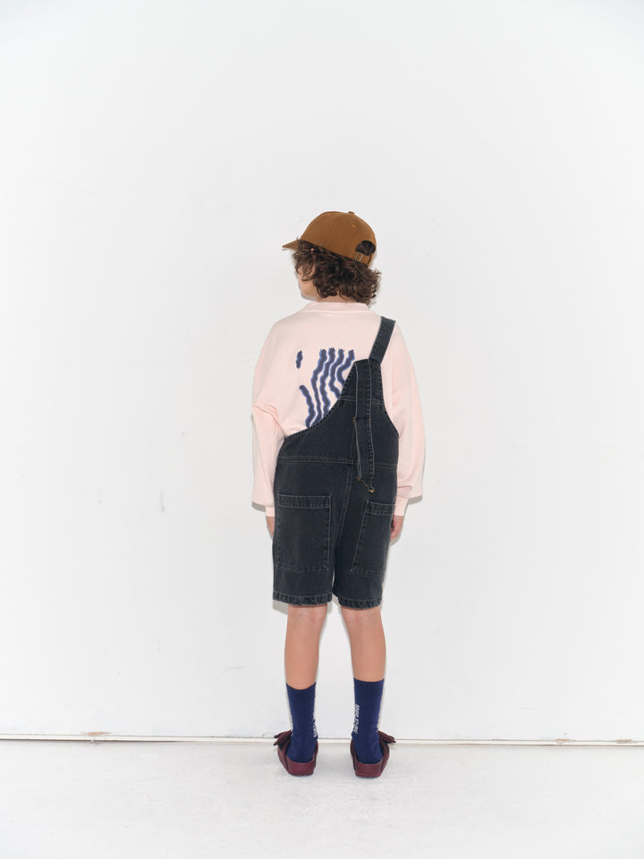 Short Dungaree - Faded Black