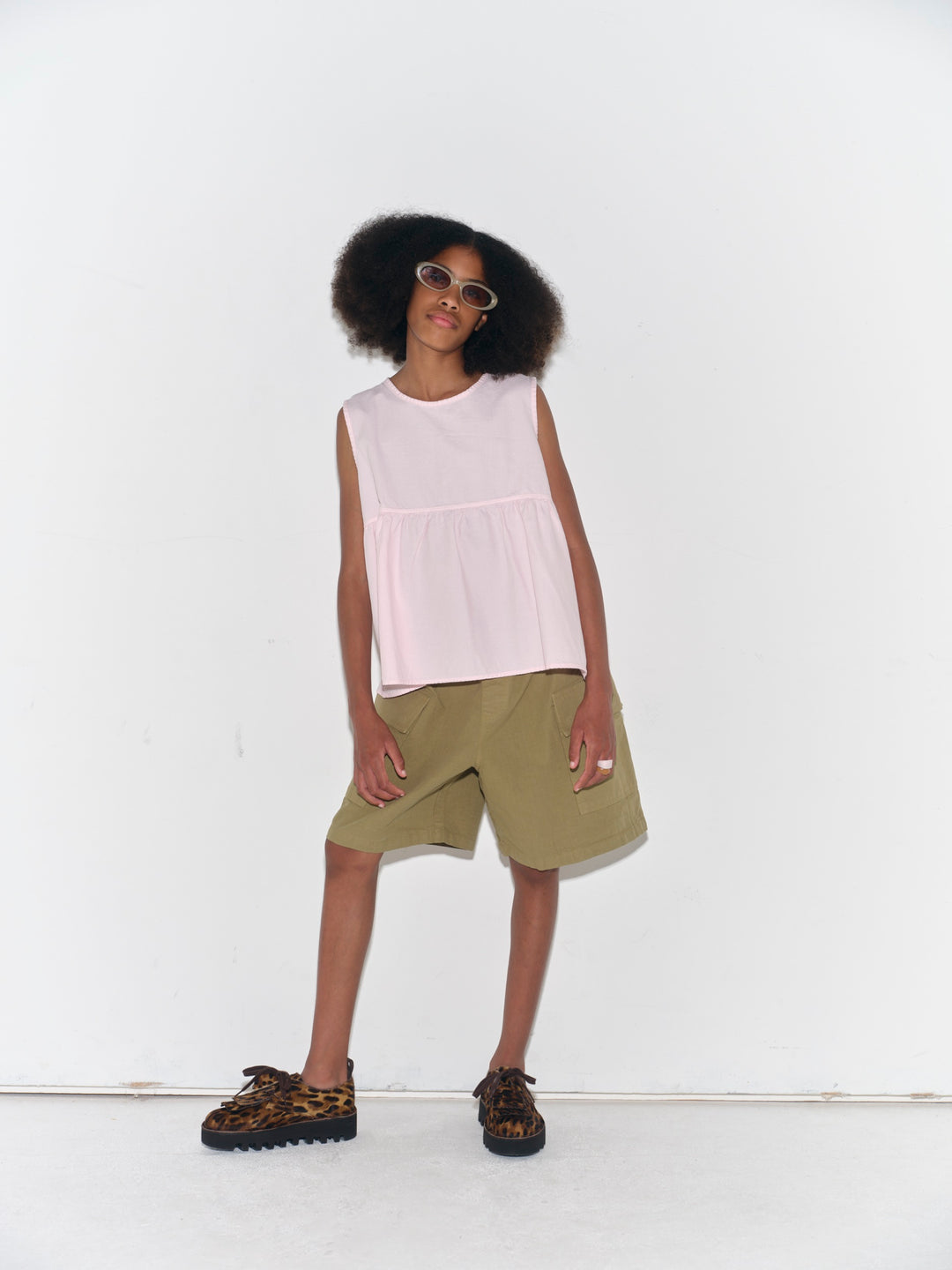 Frill Top - Primrose Pink