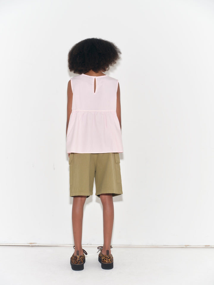 Frill Top - Primrose Pink