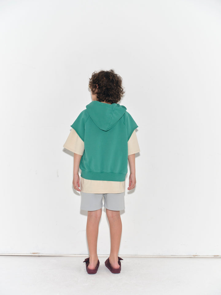 Hooded Tank - Bottle Green