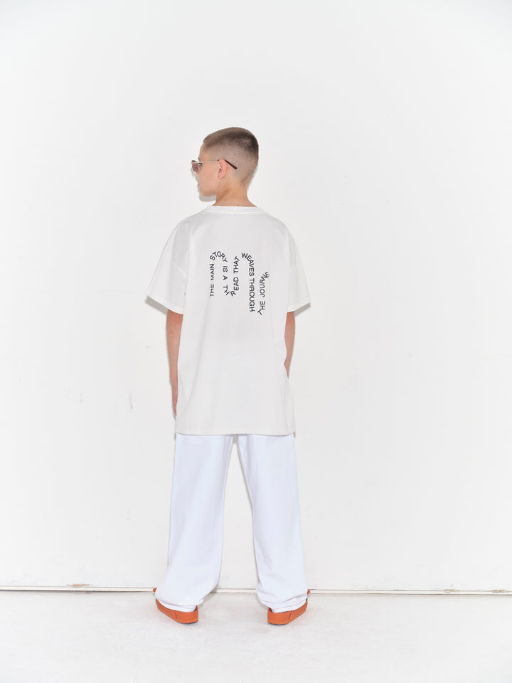 Oversized Tee - Blanc