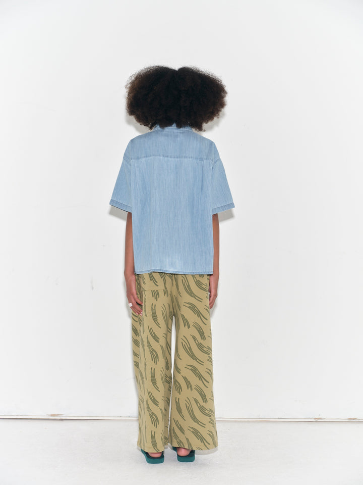 Short Sleeve Shirt - Extra Bleach Wash