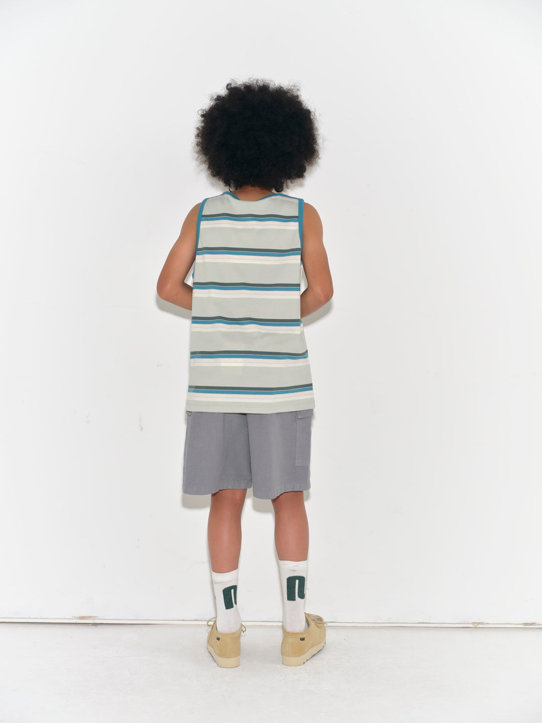 Vest - Green Tint Stripe
