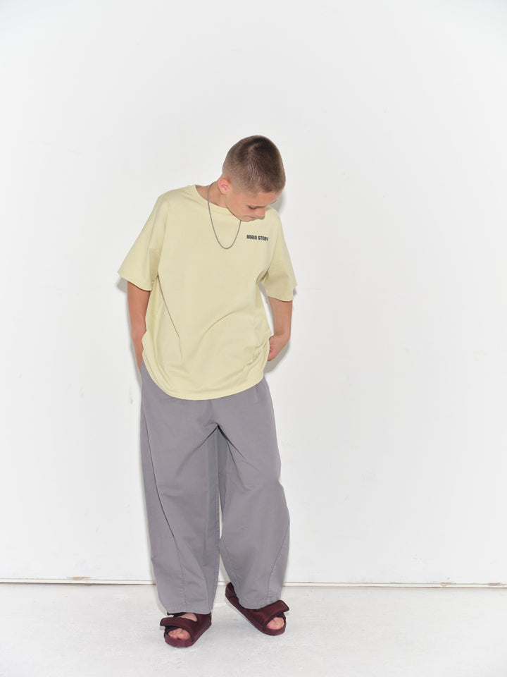 Oversized Tee - Dusty Yellow