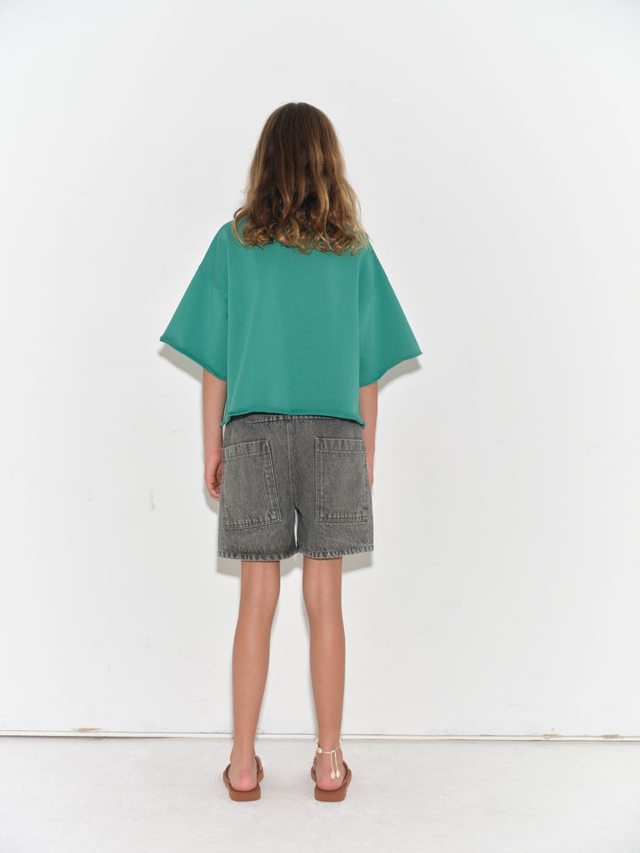 Sweat Top - Bottle Green