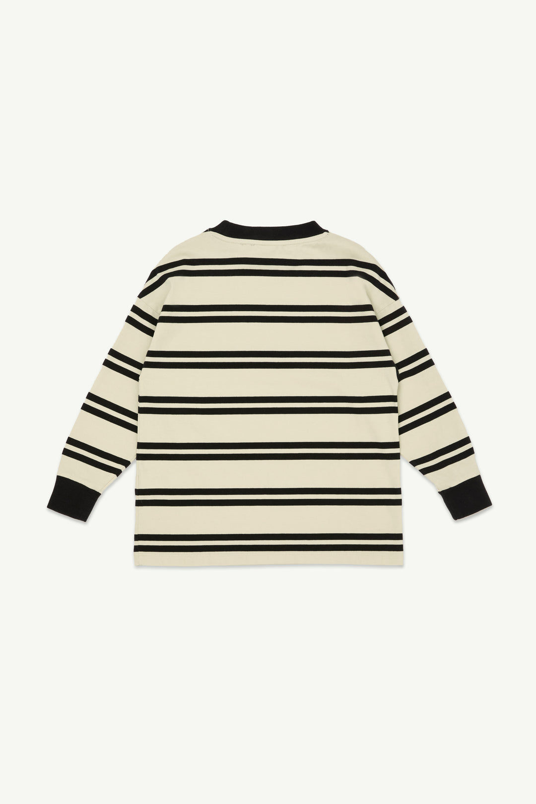 Band Tee - Angora Stripe
