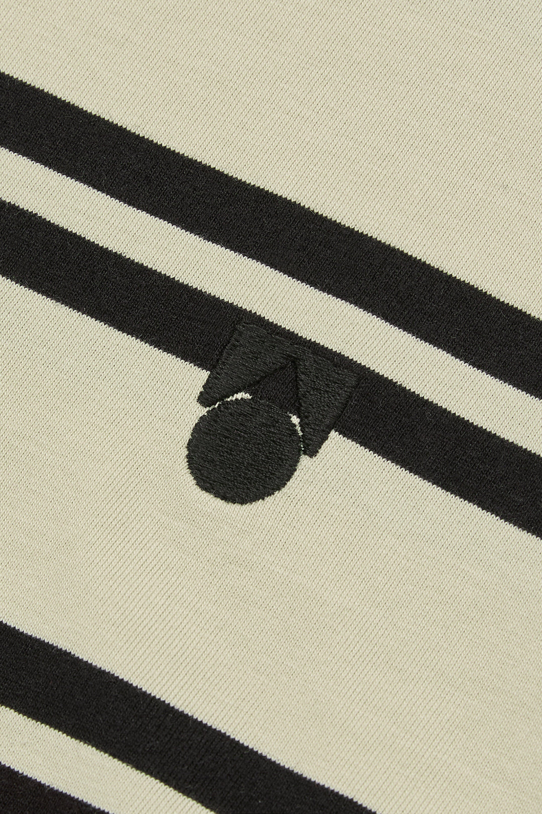 Band Tee - Angora Stripe