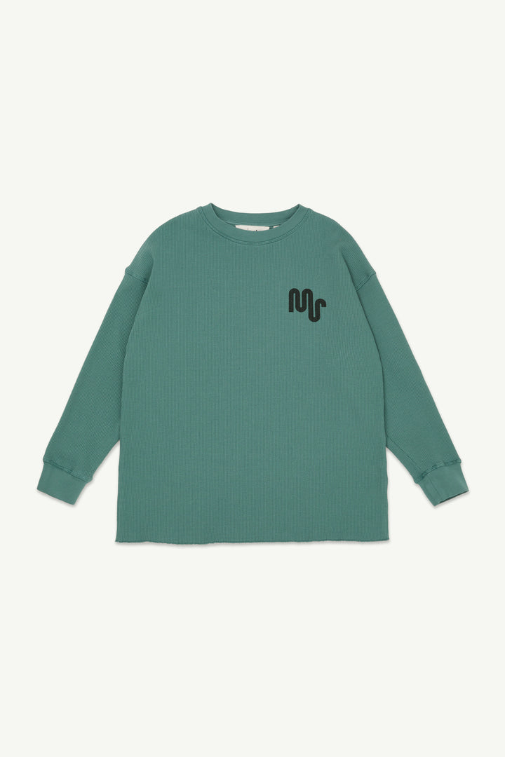 Waffle Tee - Atlantic