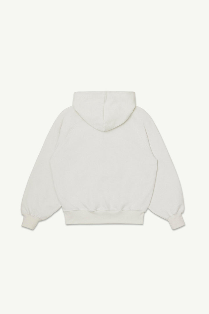 Zipped Hoodie - Blanc