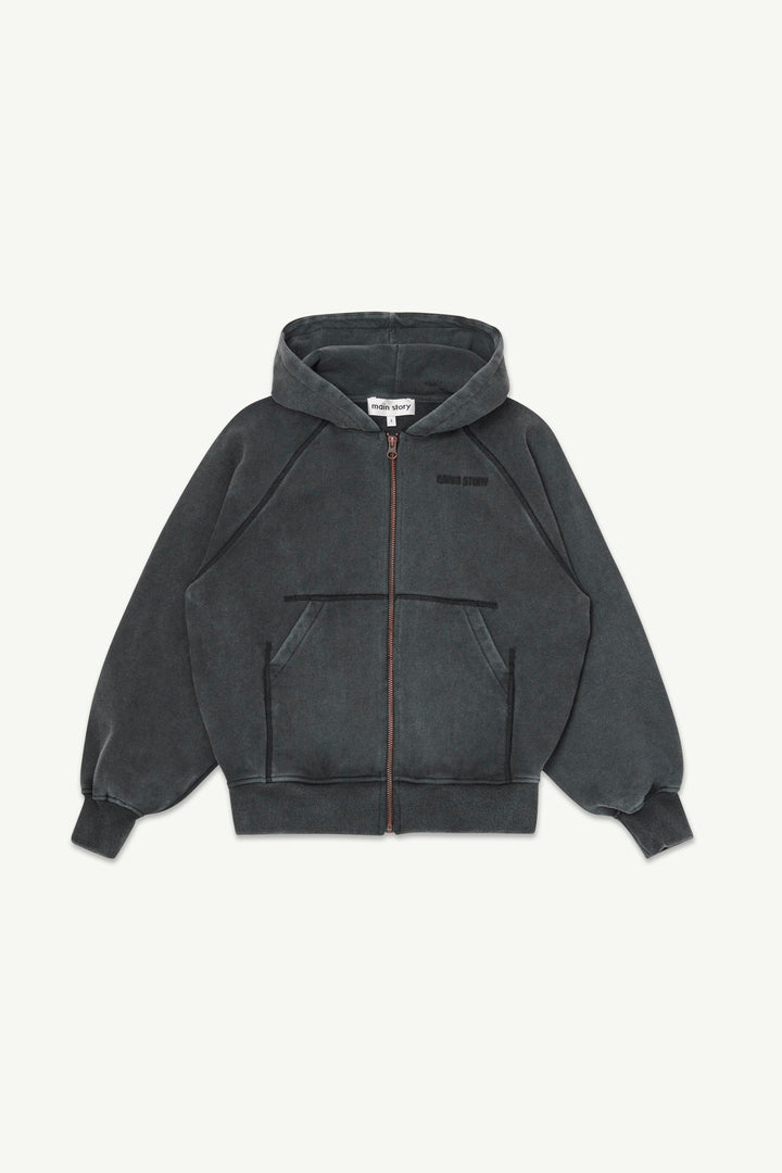 Zipped Hoodie - Phantom