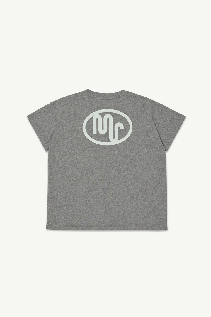 Oversized Tee - Grey Melange