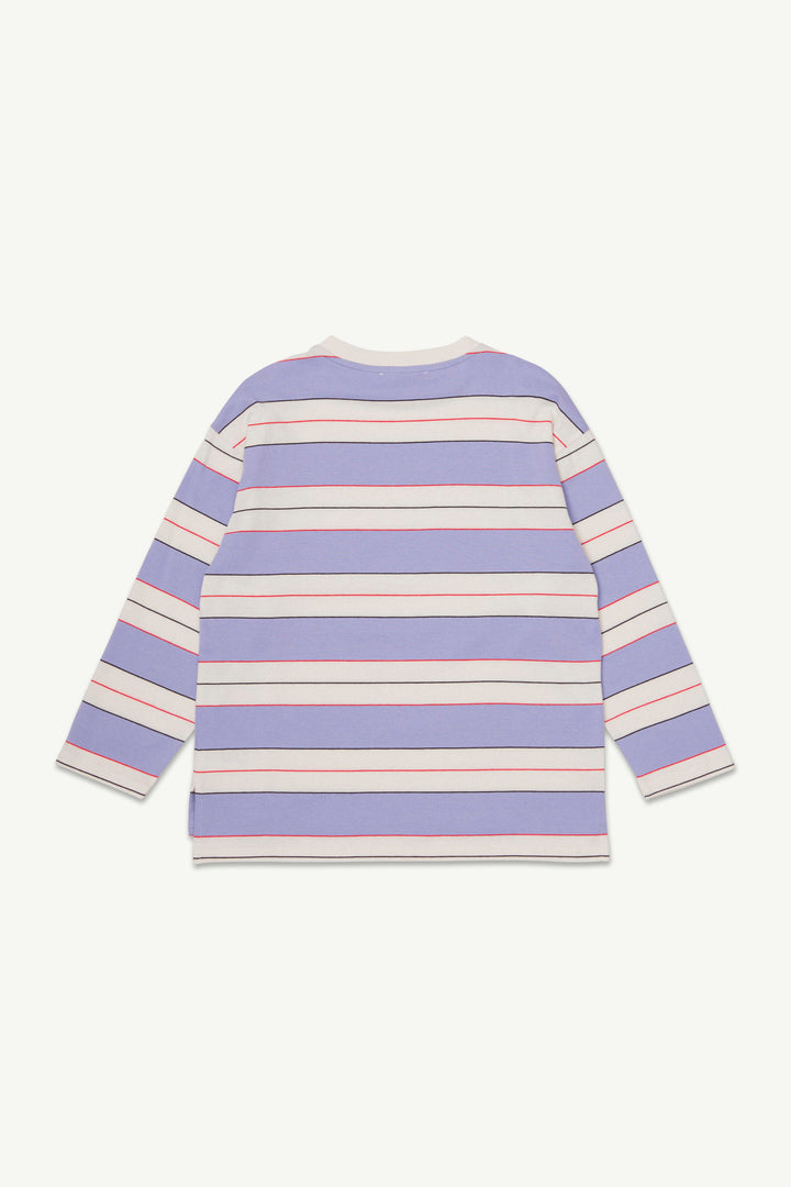 Big Tee - Lavender Stripe