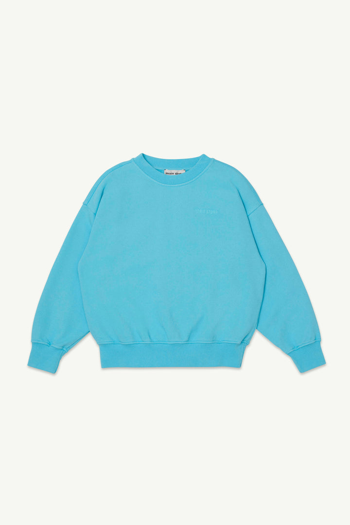 Bubble Sweatshirt - Blue Topaz