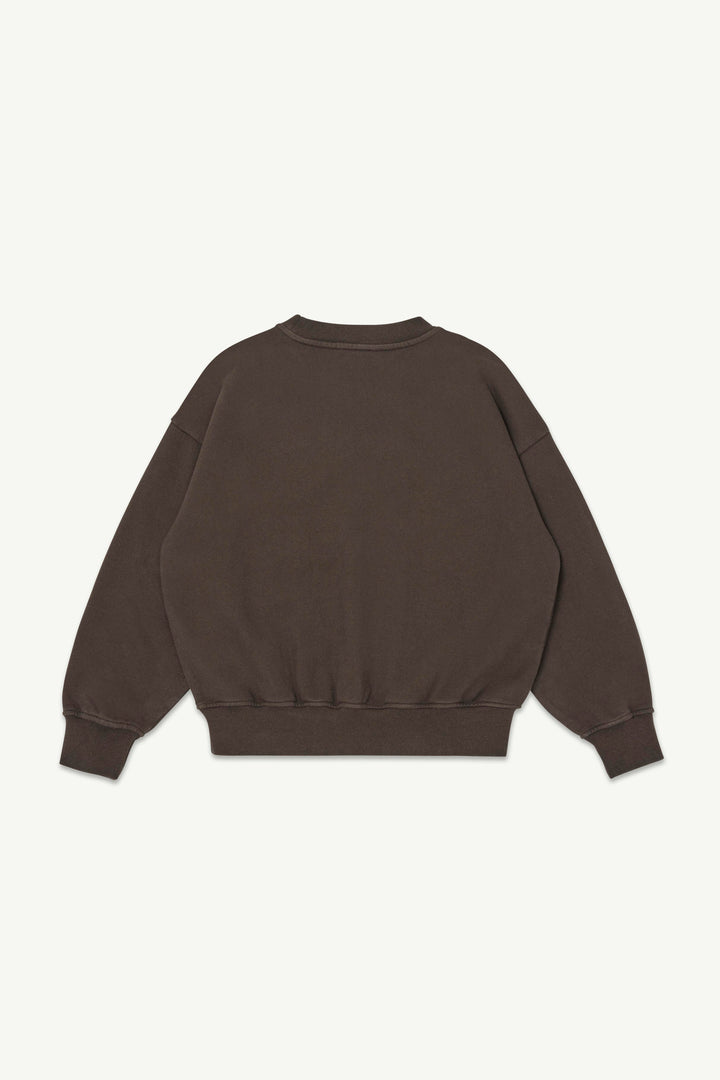 Bubble Sweatshirt - Chocolate Brown