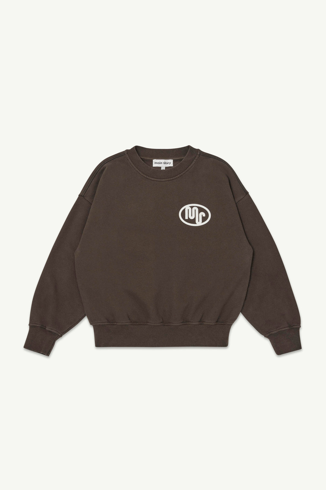 Bubble Sweatshirt - Chocolate Brown