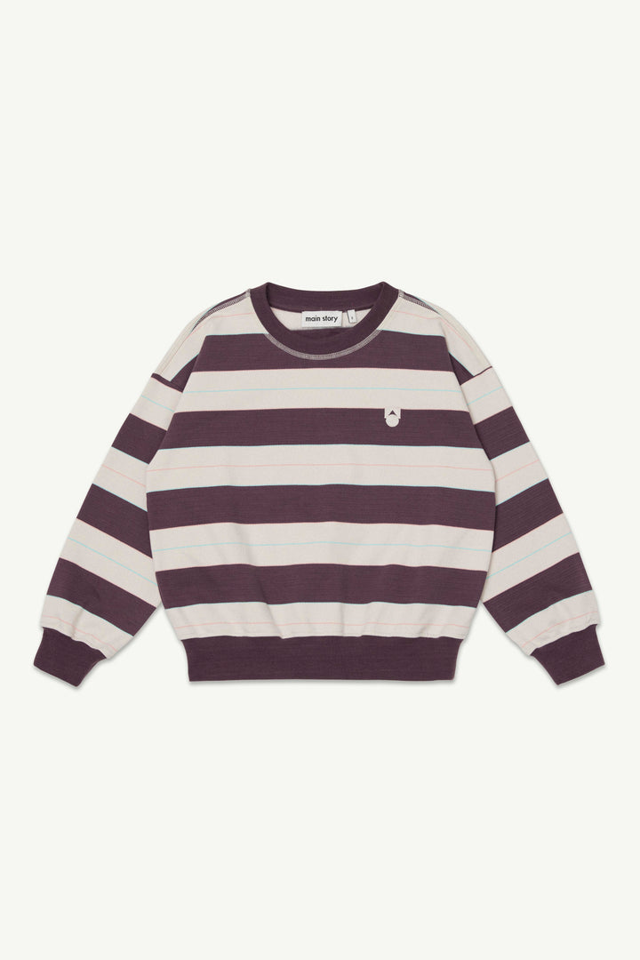 Bubble Sweatshirt - Conker Stripe