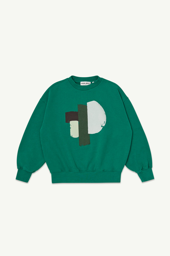 Bubble Sweatshirt - Evergreen 