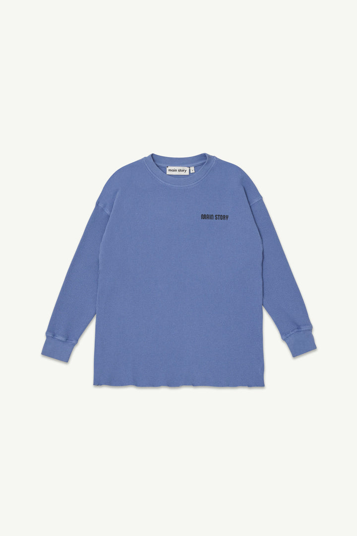 Waffle Tee - Blue Ice
