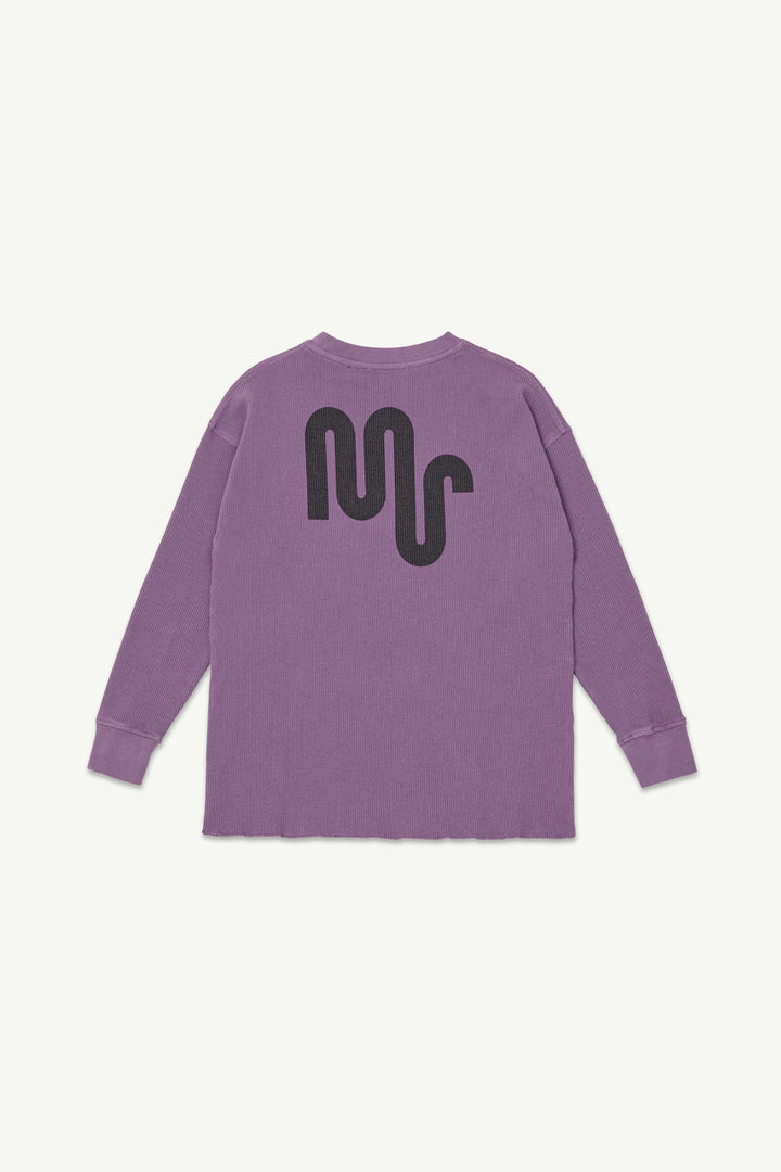 Waffle Tee - Grape